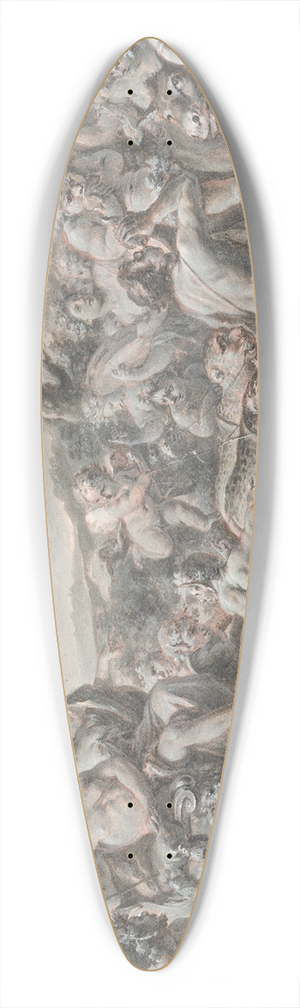 Francesco Celebrano - The Marriage of Bacchus and Ariadne 39.3 inch art pintail longboard deck