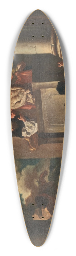Francesco de Mura - Ecce Homo 39.3 inch art pintail longboard deck