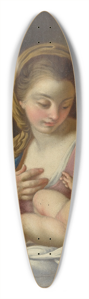 Francesco de Mura - Madonna And Child With The Infant Saint John The Baptist 39.3 inch art pintail longboard deck