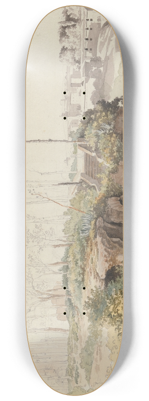Carlo Labruzzi - The Baths of Caracalla, Rome 8.25 inch art skate deck Carlo Labruzzi - The Baths of Caracalla, Rome 8.25 inch art skate deck