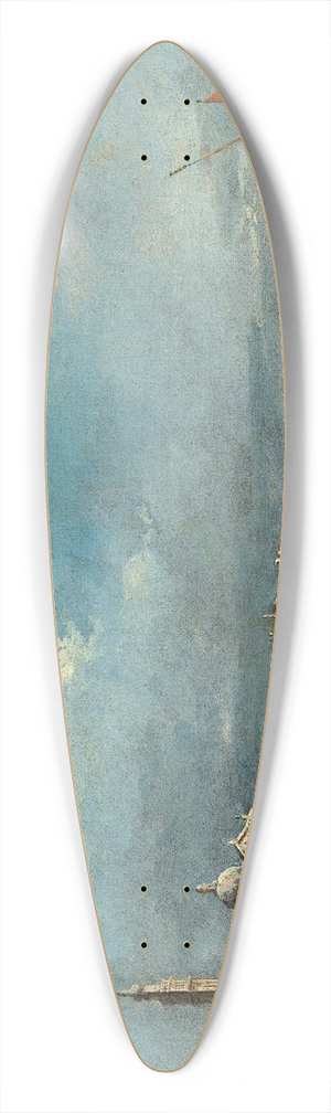 Francesco Guardi - San Giorgio Maggiore, with the Punta del Giudecca 39.3 inch art pintail longboard deck