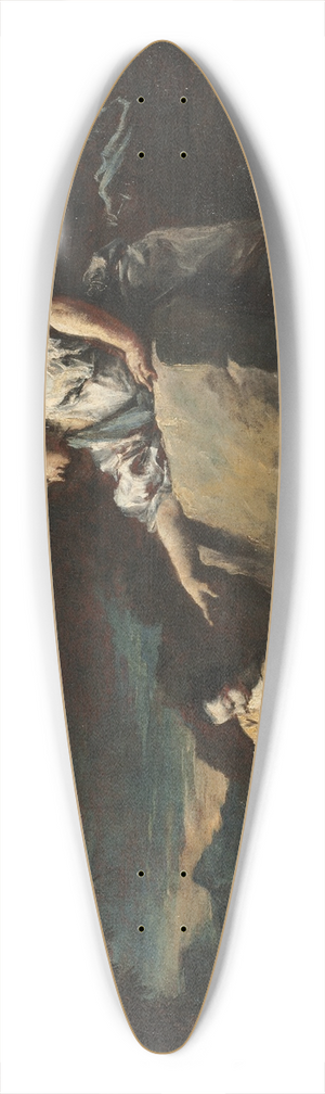 Francesco Guardi - Tobias and the Angel 39.3 inch art pintail longboard deck