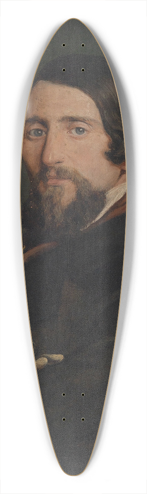 Francesco Hayez - Herrenbildnis 39.3 inch art pintail longboard deck