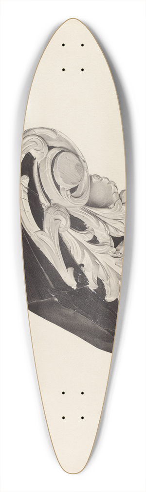Frances Cohen - Billethead 39.3 inch art pintail longboard deck
