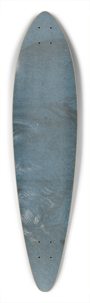 Francesco Marmitta - Head of Saint John the Baptist 39.3 inch art pintail longboard deck