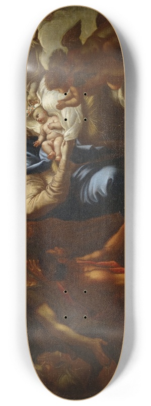 Carlo Maratti - Adoration of the Shepherds 8.25 inch art skate deck Carlo Maratti - Adoration of the Shepherds 8.25 inch art skate deck