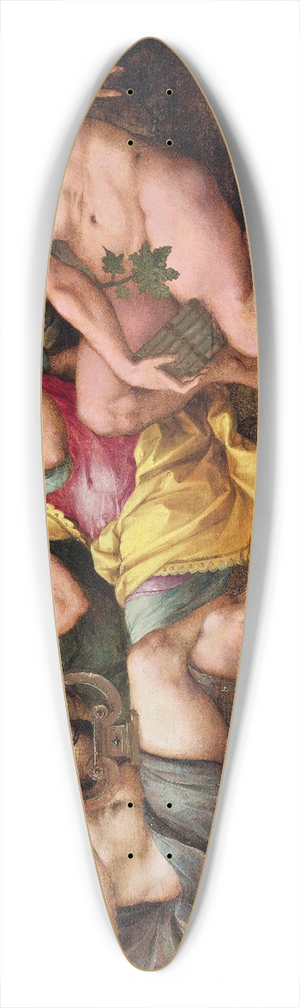 Francesco Primaticcio - The Judgment Of Midas 39.3 inch art pintail longboard deck