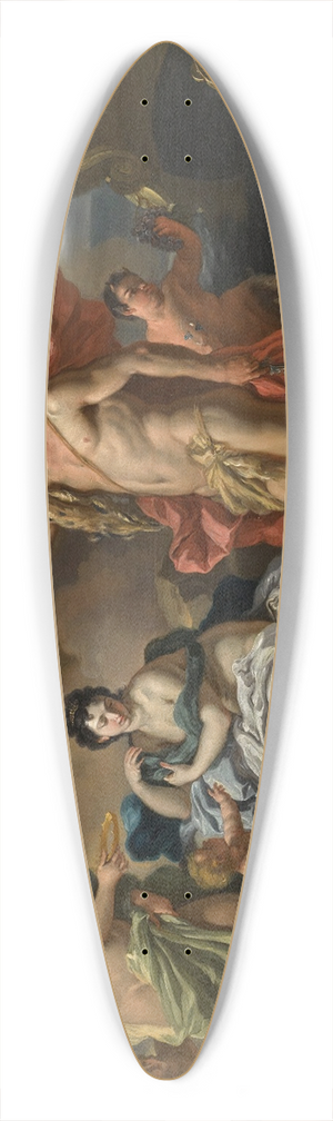 Francesco Solimena - Bacchus And Ariadne 39.3 inch art pintail longboard deck