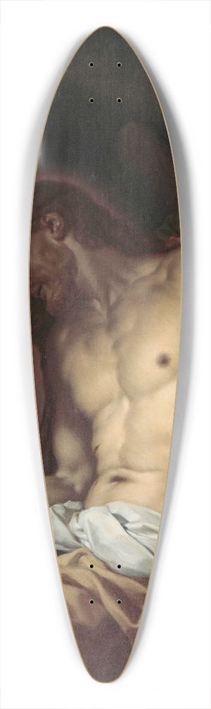 Francesco Trevisani - Dead Christ Supported by Angels 39.3 inch art pintail longboard deck Francesco Trevisani - Dead Christ Supported by Angels 39.3 inch art pintail longboard deck