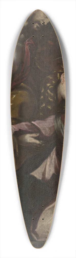 Francesco Vanni - Pieta 39.3 inch art pintail longboard deck