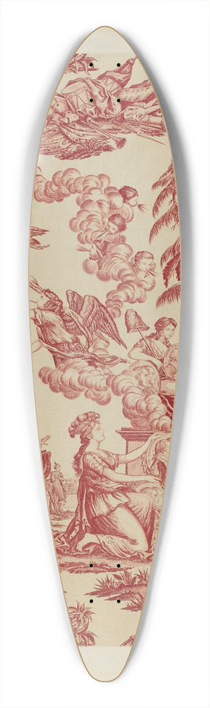 Frances Lichten - Patchwork Bedspread 39.3 inch art pintail longboard deck