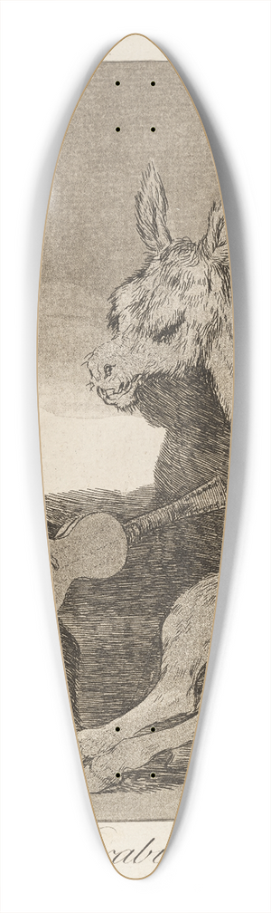Francisco de Goya - Brabisimo! (Bravo!) 39.3 inch art pintail longboard deck