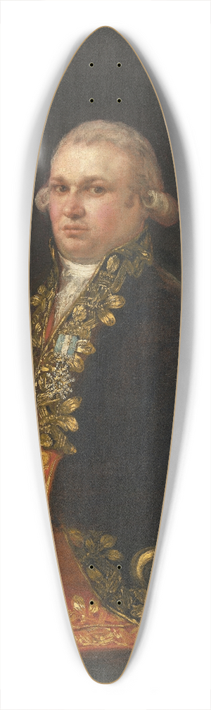 Francisco de Goya - Don Antonio Noriega 39.3 inch art pintail longboard deck Francisco de Goya - Don Antonio Noriega 39.3 inch art pintail longboard deck