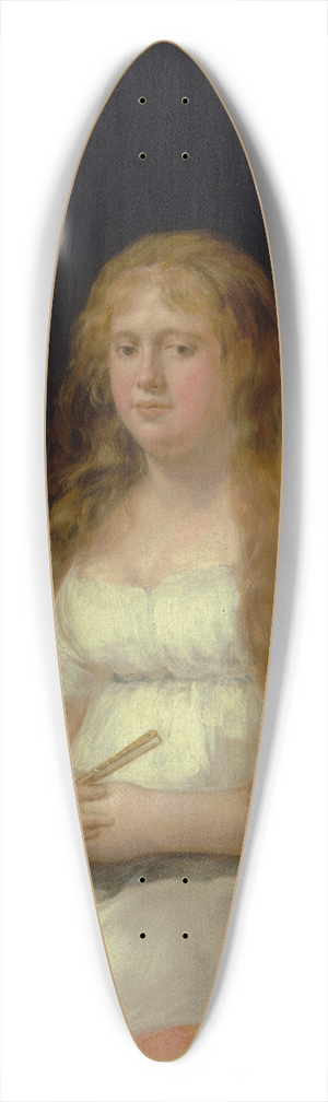 Francisco de Goya - Josefa de Castilla Portugal y van Asbrock de Garcini (1775about 1850) 39.3 inch art pintail longboard deck