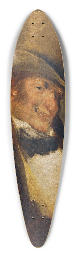 Francisco de Goya - Self-Portrait 39.3 inch art pintail longboard deck Francisco de Goya - Self-Portrait 39.3 inch art pintail longboard deck