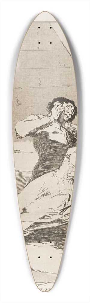 Francisco de Goya - Tantalo. (Tantalus.) 39.3 inch art pintail longboard deck