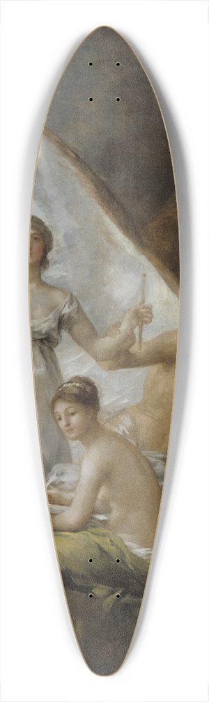 Francisco de Goya - Truth, Time and History 39.3 inch art pintail longboard deck