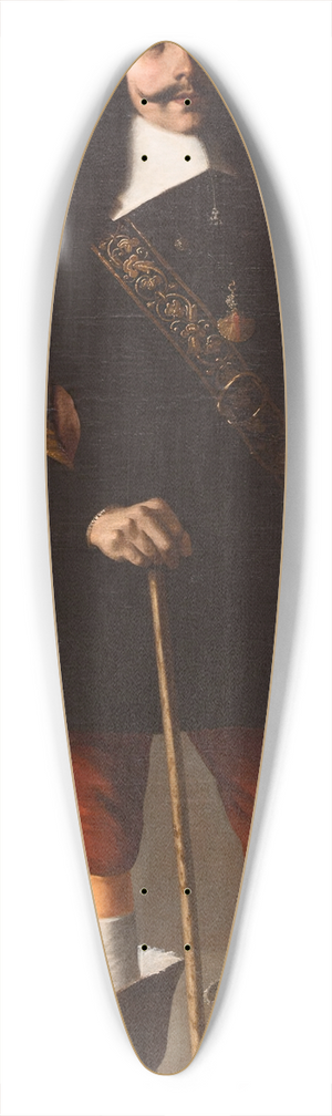 Francisco de Zurbarn - Don Juan Bazo de Moreda 39.3 inch art pintail longboard deck