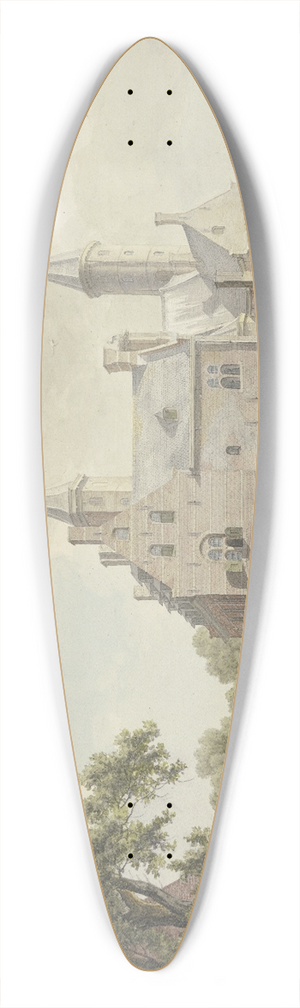 Franciscus Andreas Milatz - Het Slot te Heemstede 39.3 inch art pintail longboard deck