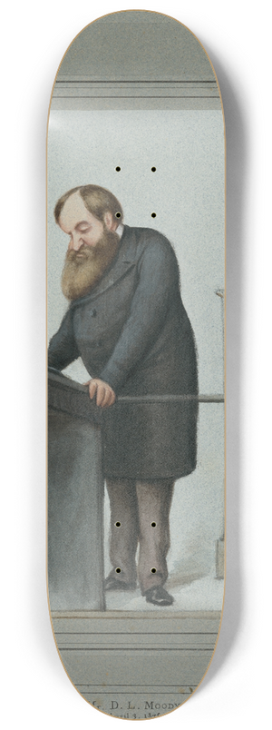 Carlo Pellegrini - Dwight Lyman Moody 8.25 inch art skate deck