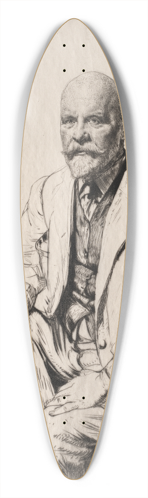 Francis Dodd - Sir George Claussen 39.3 inch art pintail longboard deck