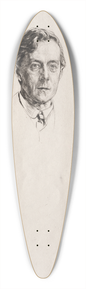 Francis Dodd - Sir Laurence Binyon 39.3 inch art pintail longboard deck