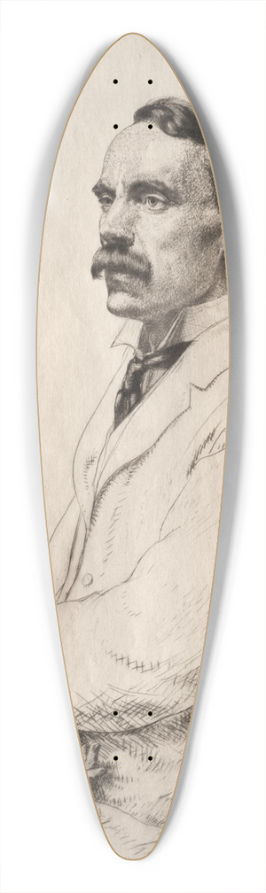 Francis Dodd - Walford Davis Green 39.3 inch art pintail longboard deck