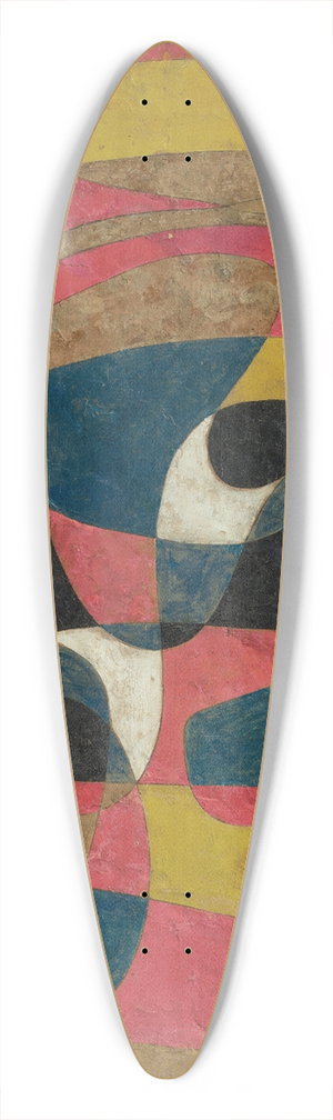 Francis Picabia - Composition 39.3 inch art pintail longboard deck