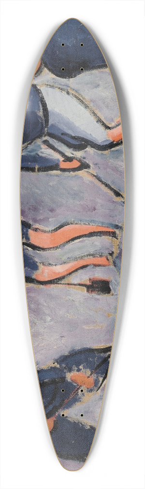 Francis Picabia - Sans titre 39.3 inch art pintail longboard deck