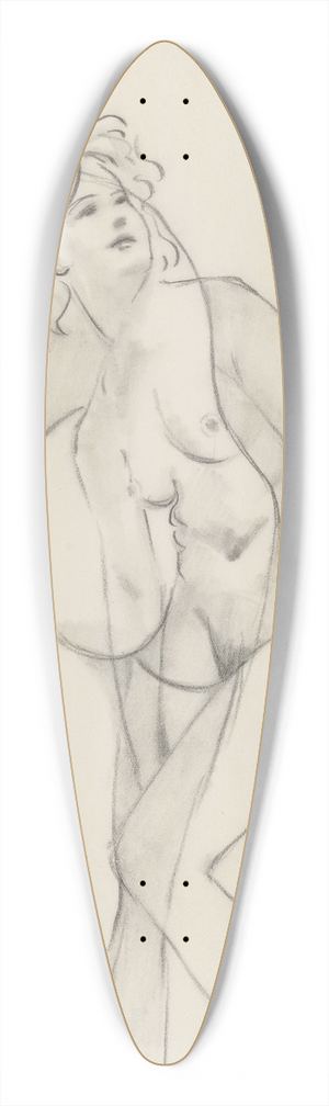 Francis Picabia - Sans titre (Deux nus) 39.3 inch art pintail longboard deck