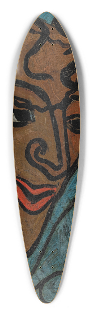 Francis Picabia - Tte de faune 39.3 inch art pintail longboard deck