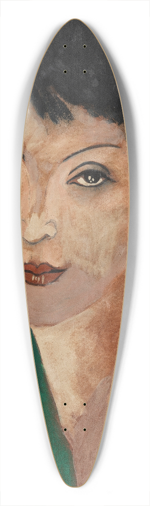 Francis Picabia - Tte de femme 39.3 inch art pintail longboard deck