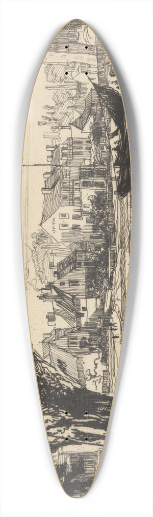 Francis Seymour Haden - Fulham 39.3 inch art pintail longboard deck