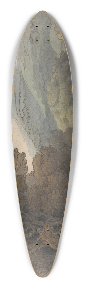 Francis Towne - Near Ambleside 39.3 inch art pintail longboard deck