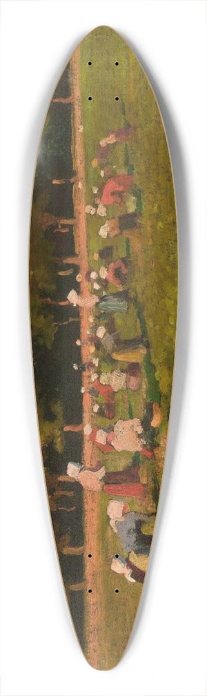 Franciszek ubieski - Harvesting beetroots 39.3 inch art pintail longboard deck