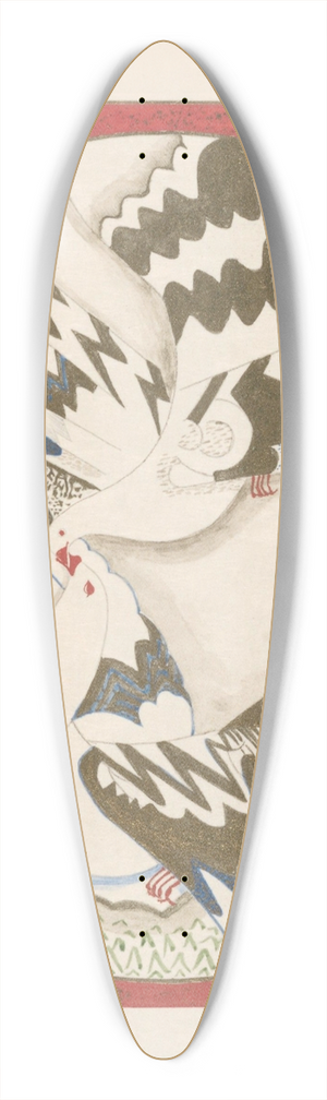 Francois-Louis Schmied - Histoire de la princesse Boudour Pl.18 39.3 inch art pintail longboard deck