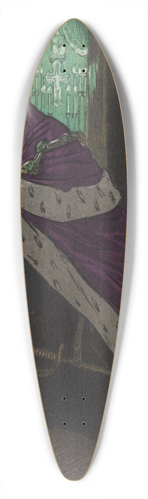 Frank Arthur Nankivell - Let in the light 39.3 inch art pintail longboard deck