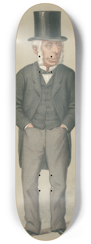 Carlo Pellegrini - Politicians  Beer. Mr. Michael Thomas Bass. May 20, 1871 8.25 inch art skate deck