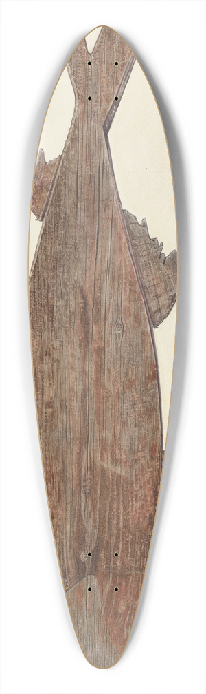 Frank Budash - Weather Vane 39.3 inch art pintail longboard deck