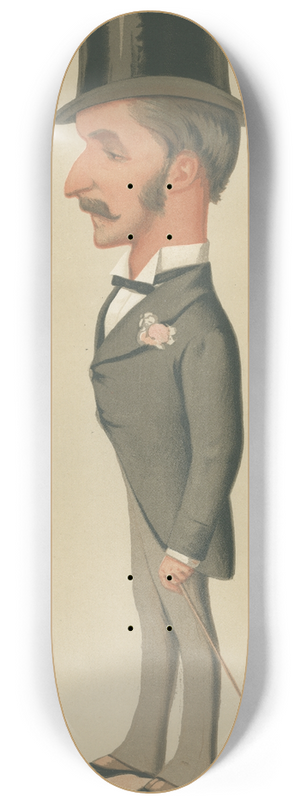 Carlo Pellegrini - Politicians  Family. The Marquis of Lansdowne. 4 April 1874 8.25 inch art skate deck