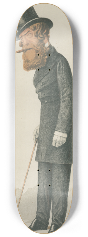 Carlo Pellegrini - Politicians  He has suceeded in volunteering. Viscount Ranelagh. 25 June 1870 8.25 inch art skate deck Carlo Pellegrini - Politicians  He has suceeded in volunteering. Viscount Ranelagh. 25 June 1870 8.25 inch art skate deck