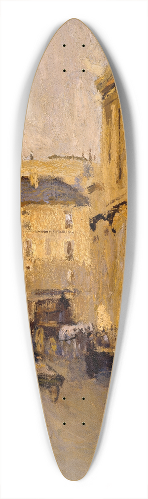 Frank Edwin Scott - Saint Roche, Rue Saint Honore 39.3 inch art pintail longboard deck
