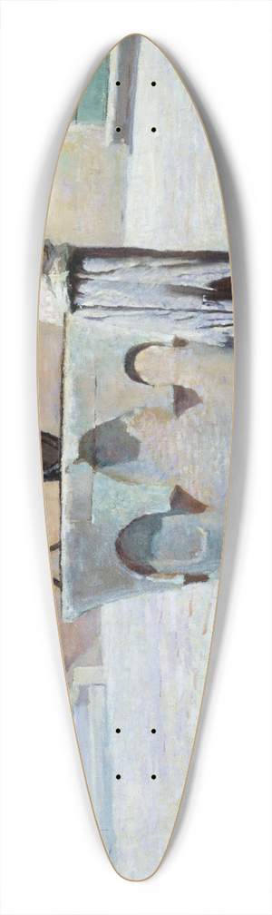 Frank Edwin Scott - Scene Italienne pres de la Fontaine 39.3 inch art pintail longboard deck Frank Edwin Scott - Scene Italienne pres de la Fontaine 39.3 inch art pintail longboard deck