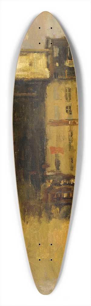 Frank Edwin Scott - Vieilles Maisons (Paris). 39.3 inch art pintail longboard deck