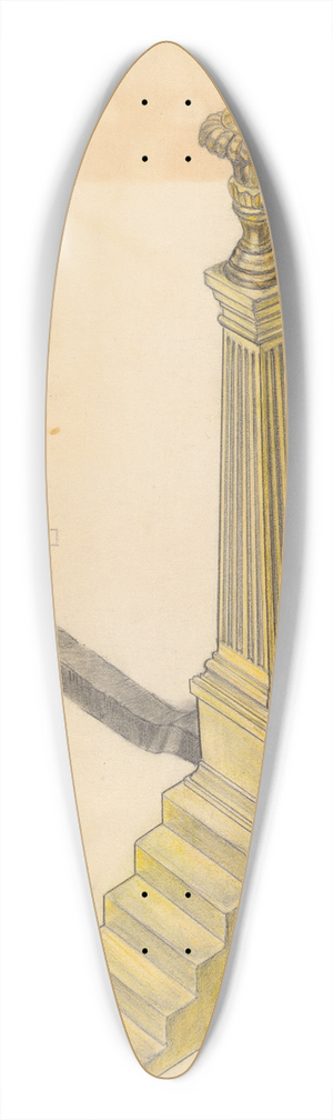 Frank Fumagalli - Andiron 39.3 inch art pintail longboard deck