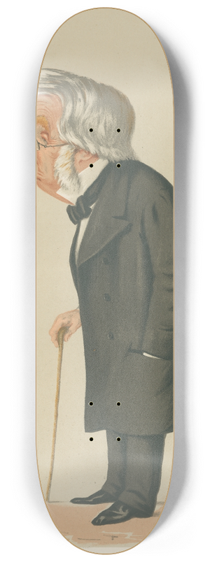 Carlo Pellegrini - Politicians  Tear em. Mr John Arthur Roebuck. 11 April 1874 8.25 inch art skate deck