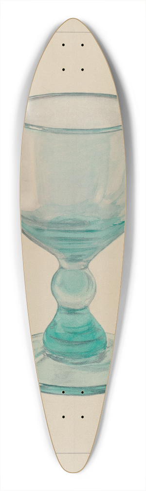 Frank Fumagalli - Goblet 39.3 inch art pintail longboard deck