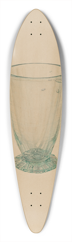 Frank Fumagalli - Toddy Glass 39.3 inch art pintail longboard deck