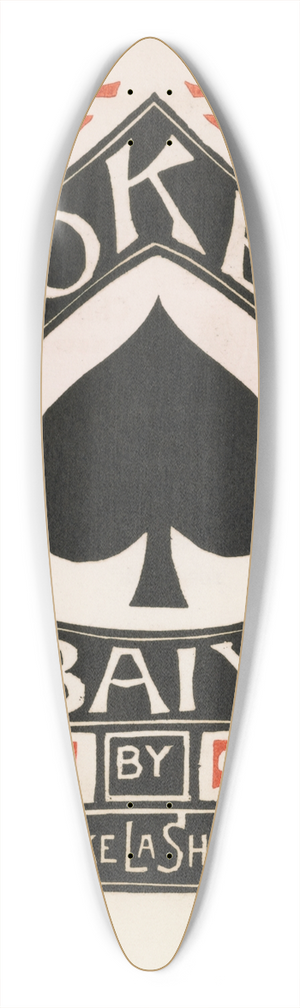 Frank Holme - Frontispiece 39.3 inch art pintail longboard deck