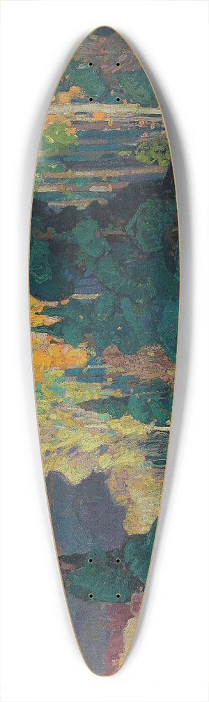 Franklin Carmichael - Autumn Hillside 39.3 inch art pintail longboard deck